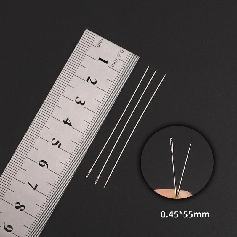 30 Uds. Agujas de Metal para cuentas, collar, pulsera, herramientas, alfileres de aguja de rosca automática de acero inoxidable para suministros de joyería