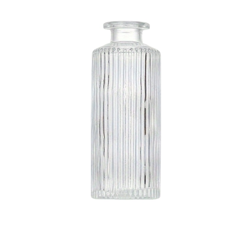 Botella pequeña de vidrio en relieve con tapa, botella de salsa, botellas amargas, edulcorante, botellas cuentagotas, botella de condimentos, accesorios de cocina