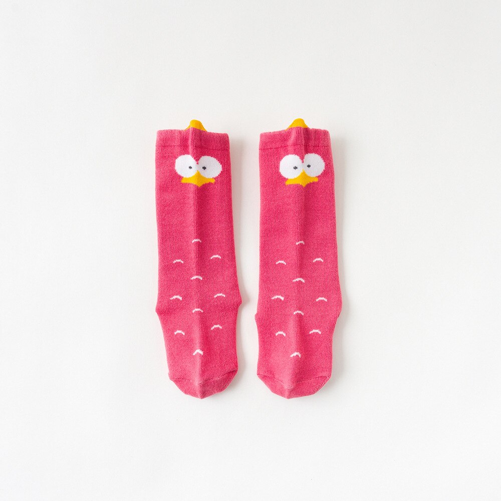 Lente En Herfst Antislip 0-3T Baby Meisjes Sokken Losse Mond Kids Sokken Cartoon Lange Buis jongens Sokken Zuigeling Knie Hoge Sokken: 9 / S 0-1T( Bottom10CM)