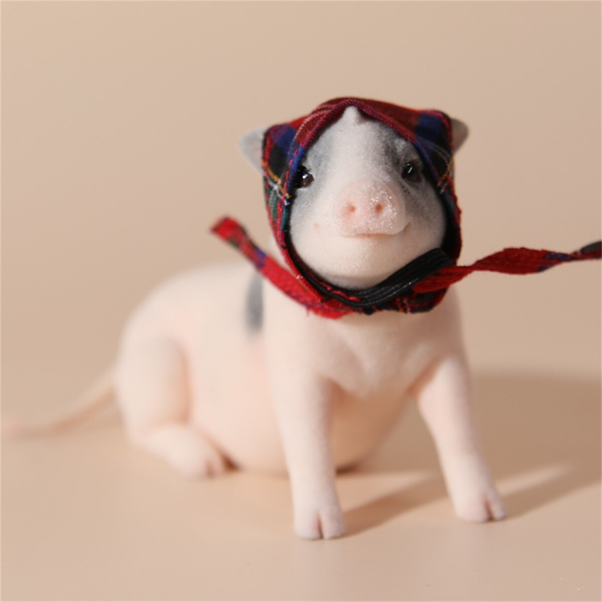 JXK 1:6 Scale The Little Pig Figure Mini Animal Model Collector GK Toy Desktop Decor Small Cute Pet Pig Hand-made Doll: JXK059C1