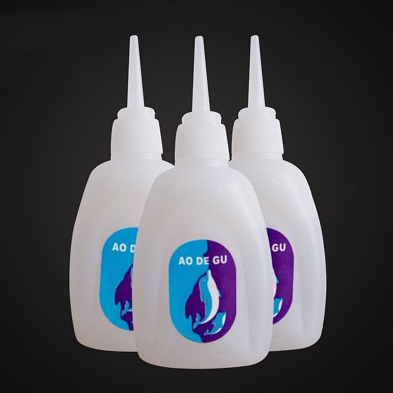 Strong Instant Super Glue 502 Adhesive Liquid For Wood Rubber Leather Paper UND