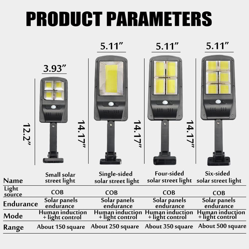 Outdoor Garden Path Light Solar Power + PIR Motion Sensor + Remote Control Night Auto on/off Street Backyard Solar LED Wall Lamp