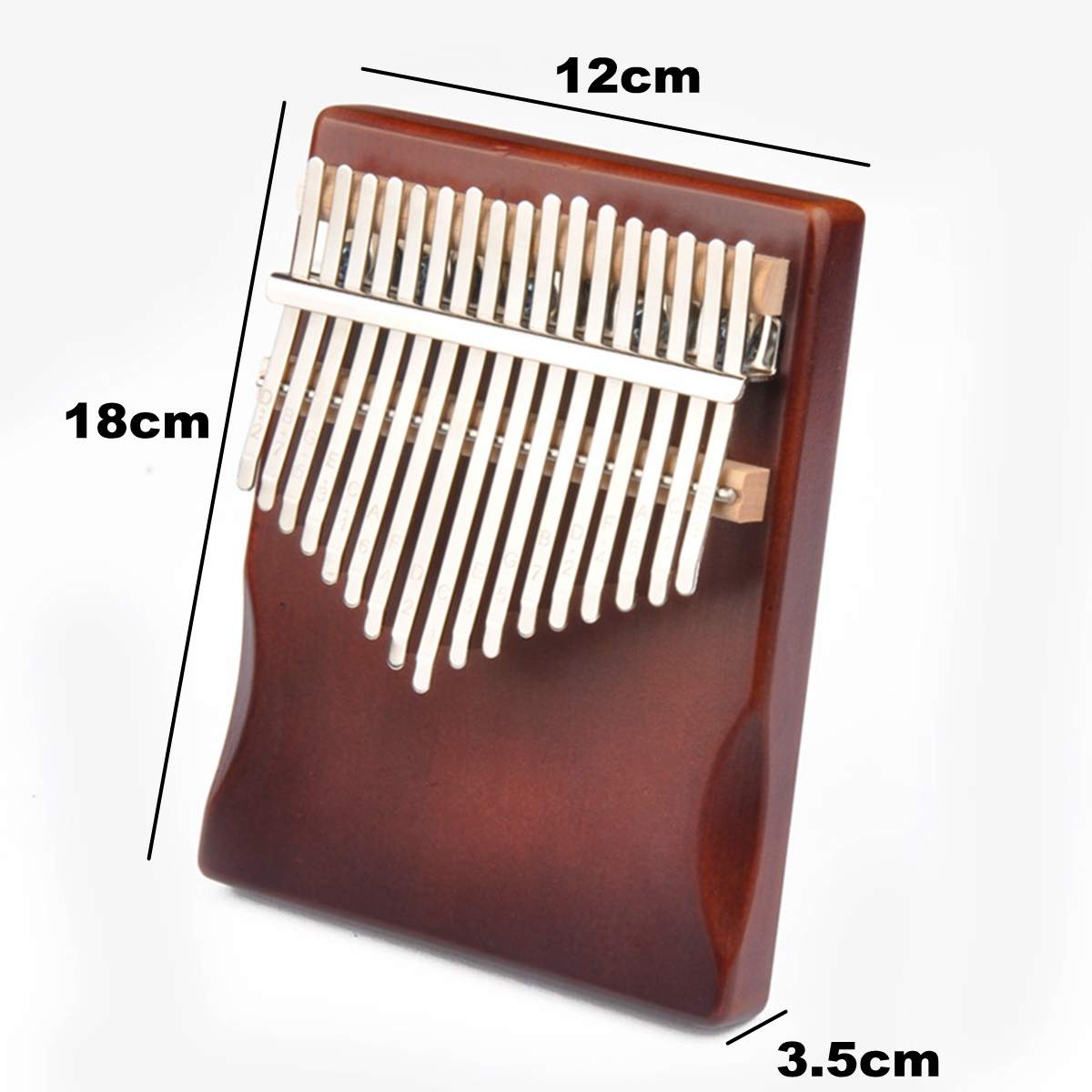 17 Keys Thumb Piano Kalimba Wood Mahogany Body Musical Instruments With Learning Book Kalimba Piano With Tool