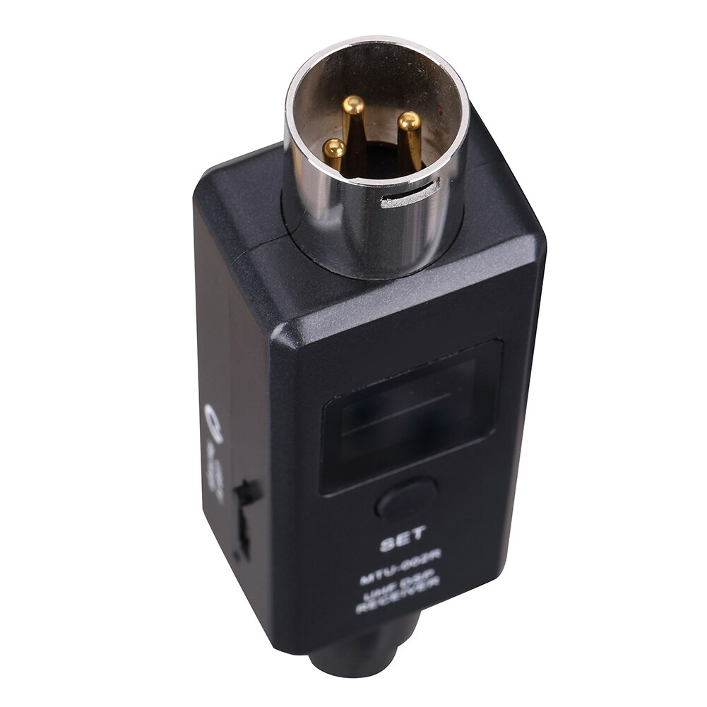 Wireless Microphone System Transmitter Rechargeable Receiver For Dynamic Microphones Wireless Guitar Audio Transmission System