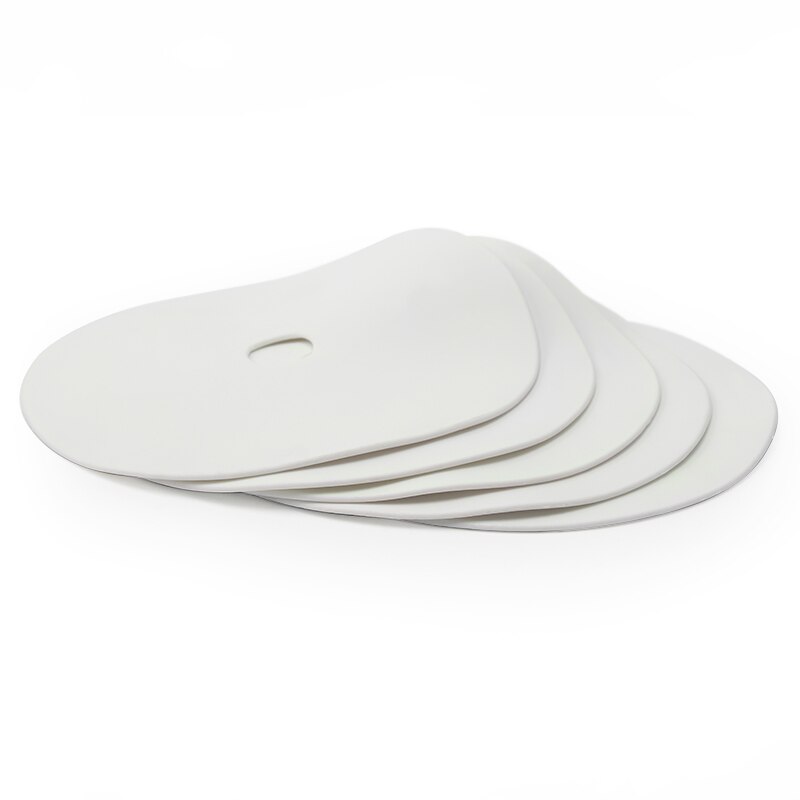 5 pcs Football Field Flat Marker Disc Soccer Basketball Training Aids Sports Entertainment Accessories: White