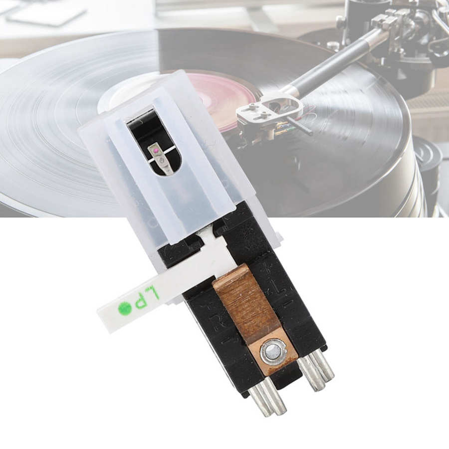 Ruby and Sapphire Dual Needle Stereo Stylus Turntable Cartridge Accessory Magnetic Cartridge Stylus Replacement Needle Stylus