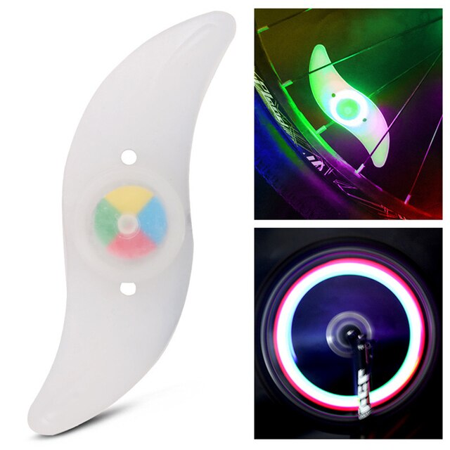 Lumière colorée pour roue de vélo, étanche, VTT, balance, lampe de vélo, LED, voyants flash iopathiques, lampe de cyclisme: Default Title