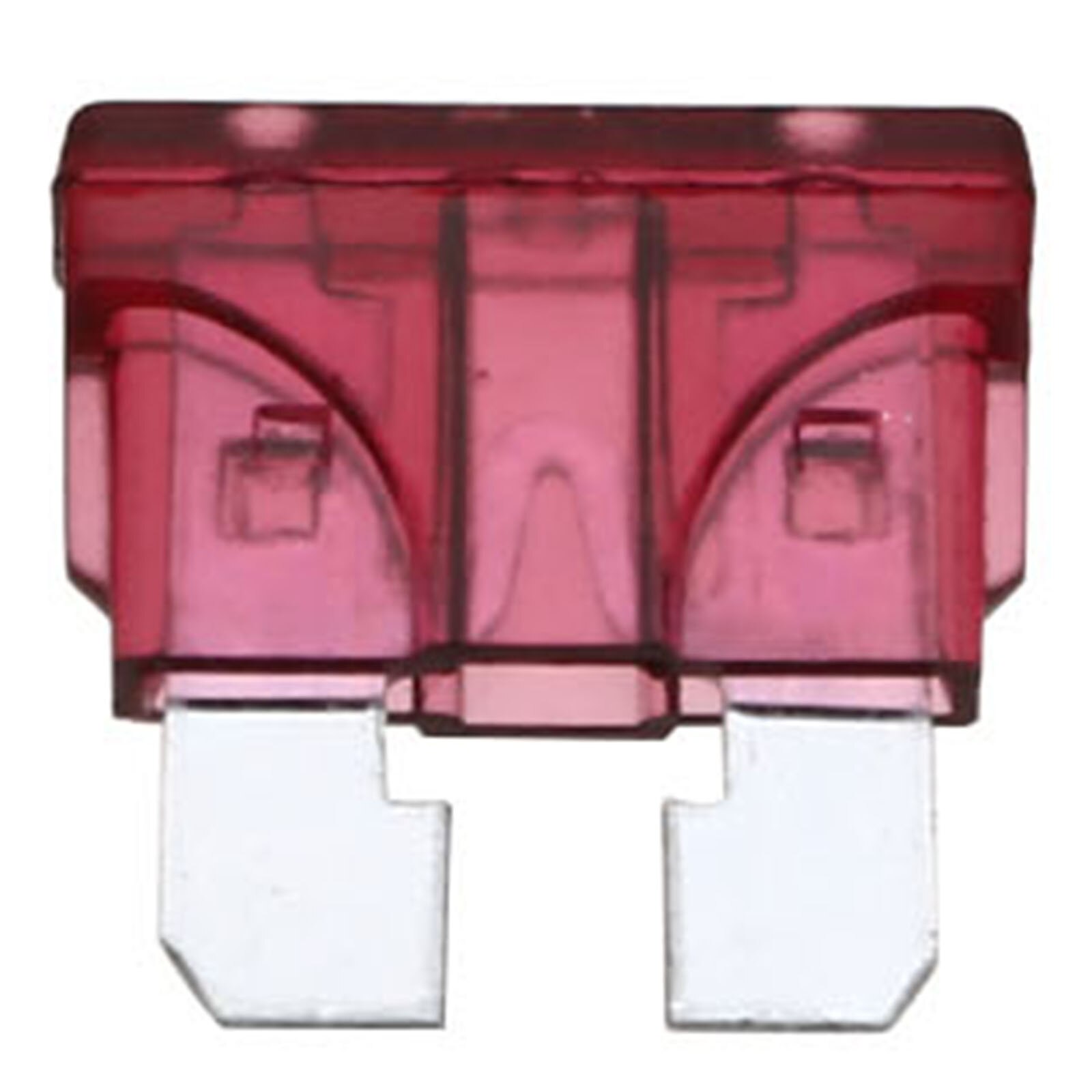 MAYITR 10pcs 40A Auto Fuse Coded Standard Blade PC + Zn Alloy Fuse for Auto Car Truck Purple Red Color