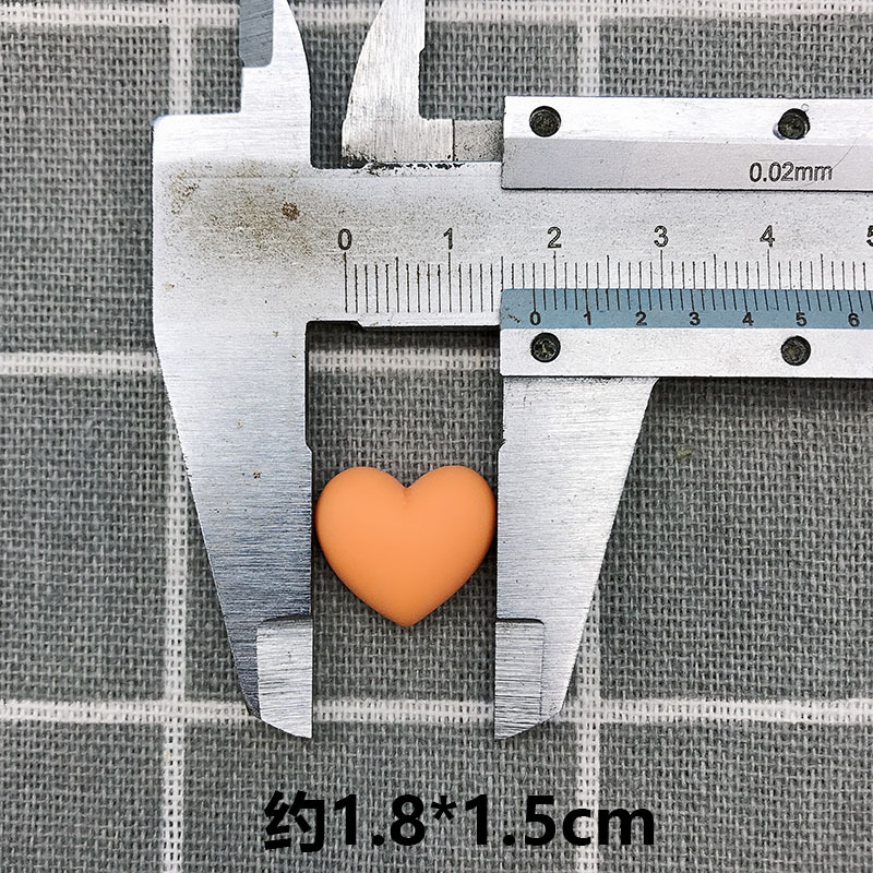 6Pcs Solid-Kleur Liefde-Vormige Hars Koelkast Magneten Leuke Magneet Koelkast Magneten Thuis Ornamenten