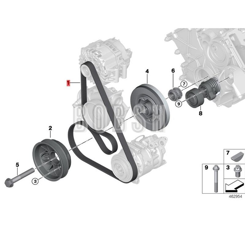 Auto Geribbelde V-Riem -b MwX6 E71 X6 50iX F01 F02... – Grandado