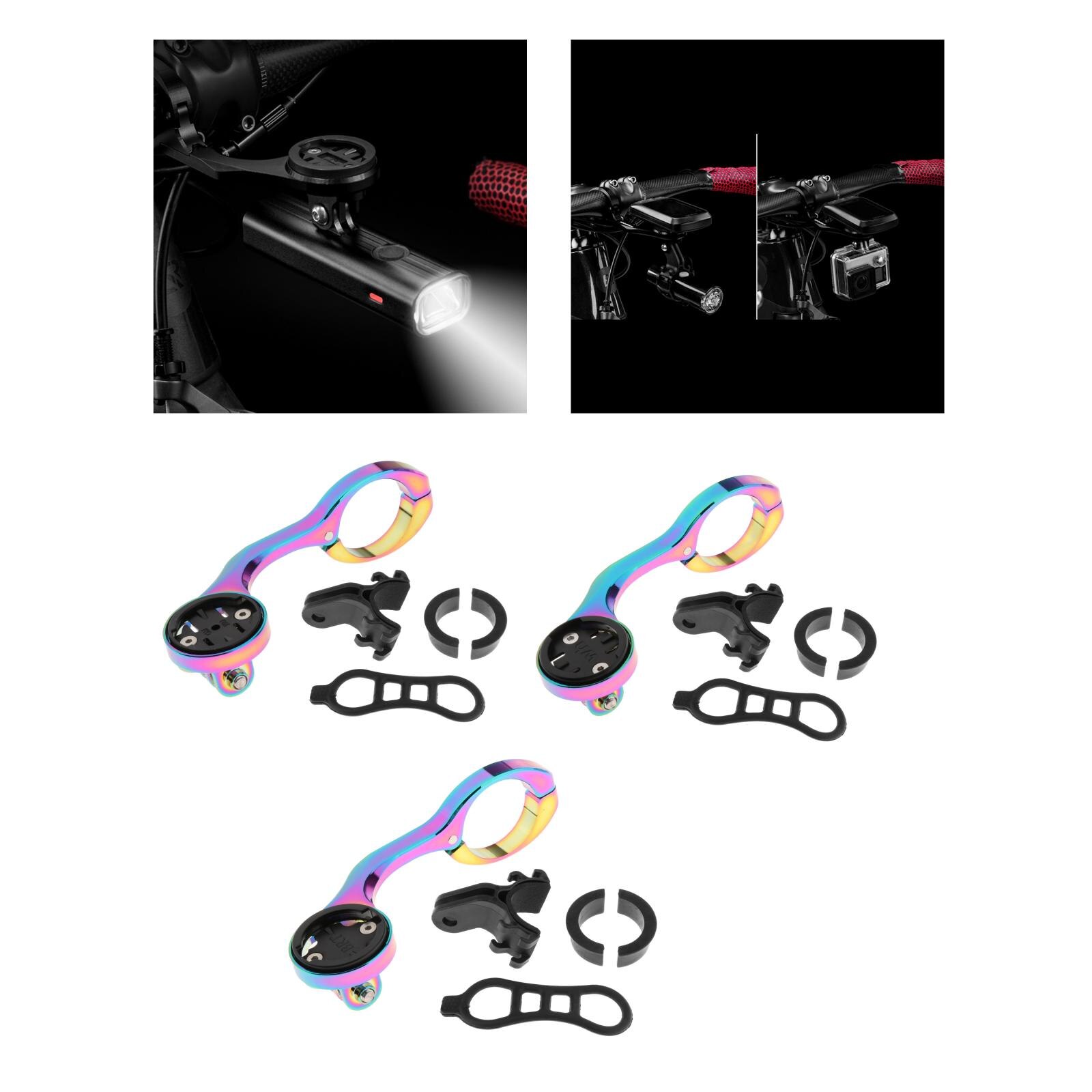 Bike Computer Mount Extended Mount Lightweight Durable Phone Integrated Handlebar Stem for Garmin for Wahoo Series