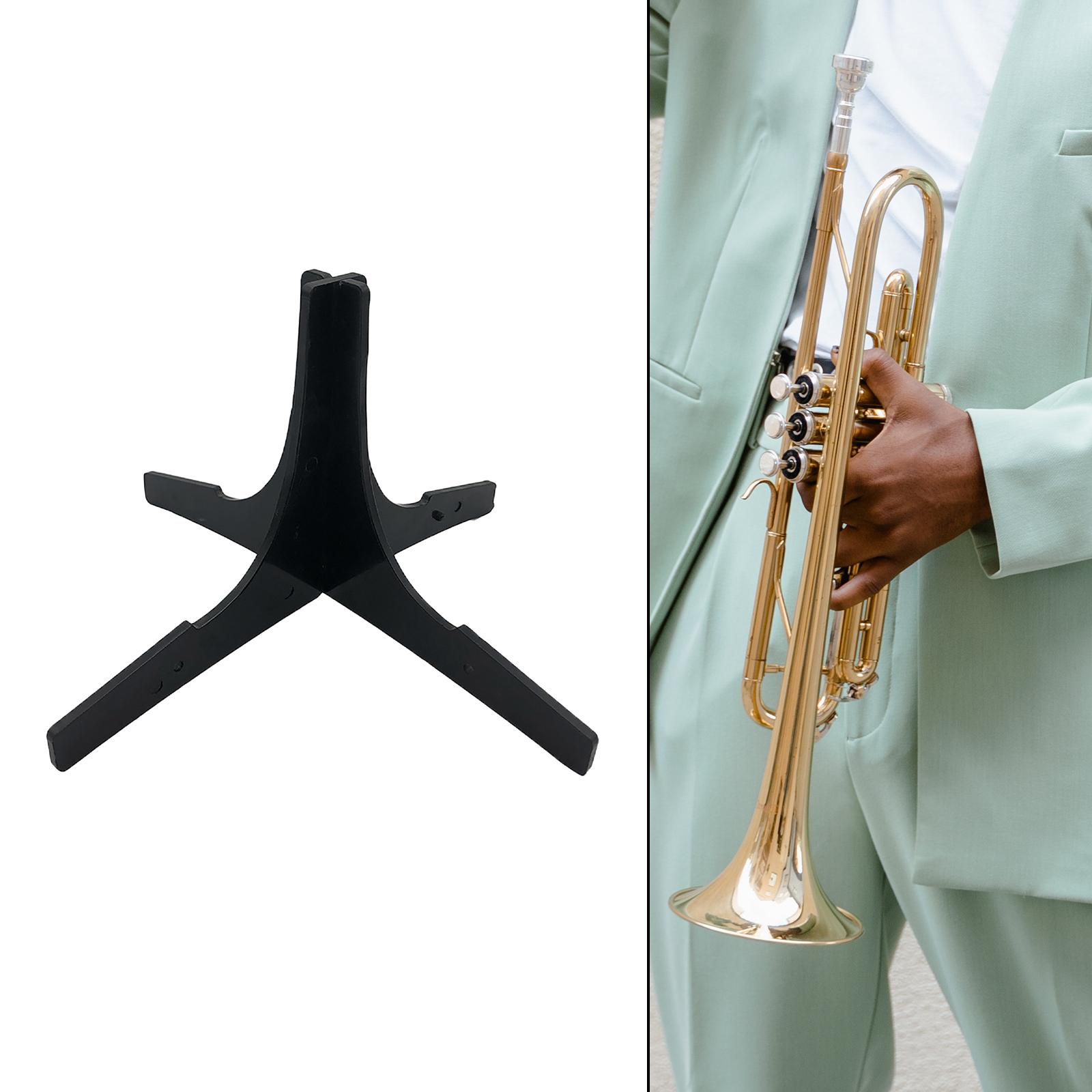 Portable clarinet stand, plastic foldable flute holder, musical instrument placement rack