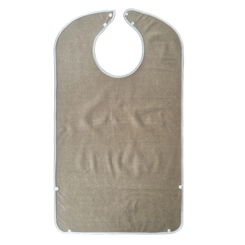 78X45Cm Waterdicht Volwassen Maaltijd Eten Drinken Bib Senior Citizen Aid Schorten Ouderen Aged Etenstijd Doek Protector Gxmb: BN