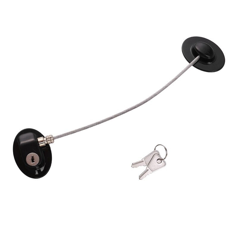 Refrigerator Door Locks(4-Pack),Mini Fridge Lock, File Cabinet Lock, Drawer Lock, Lock For Cabinet, Child Safety Lock