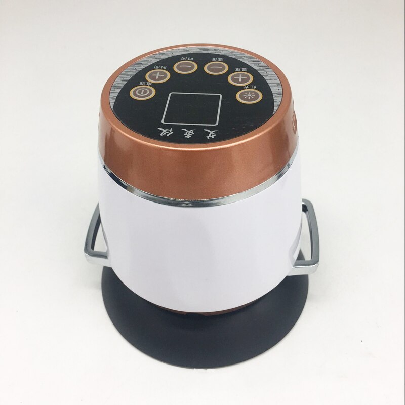 Portable Intelligent Moxibustion Instrument Temperature Control Smokeless Fumes Moxibustion Physiotherapy For Body Health Care: Chocolate