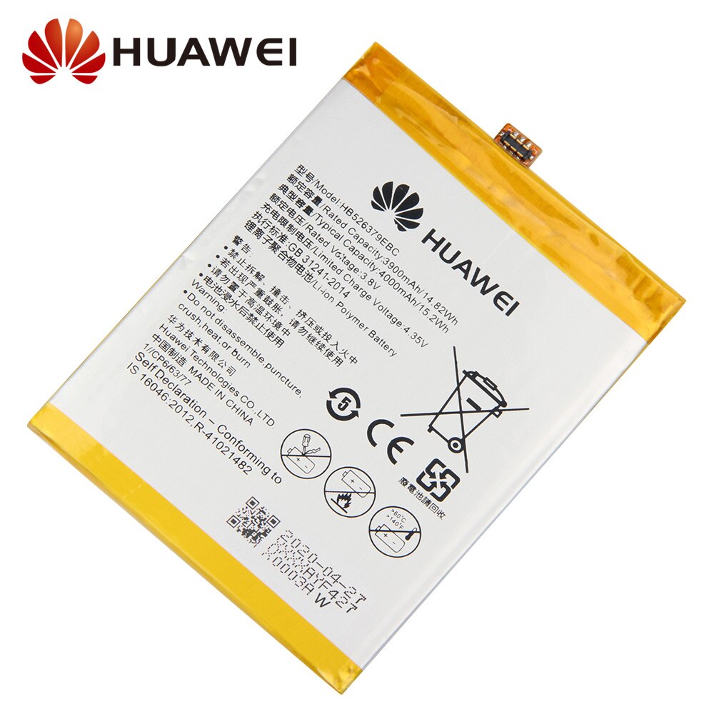 Original Ersatz Batterie Für Huawei Genießen 5 Titte-AL00 CL10 Ehre 4C Profi / Y6 Profi HB526379EBC Ehre Stechpalme 2 Plus Titte-L01
