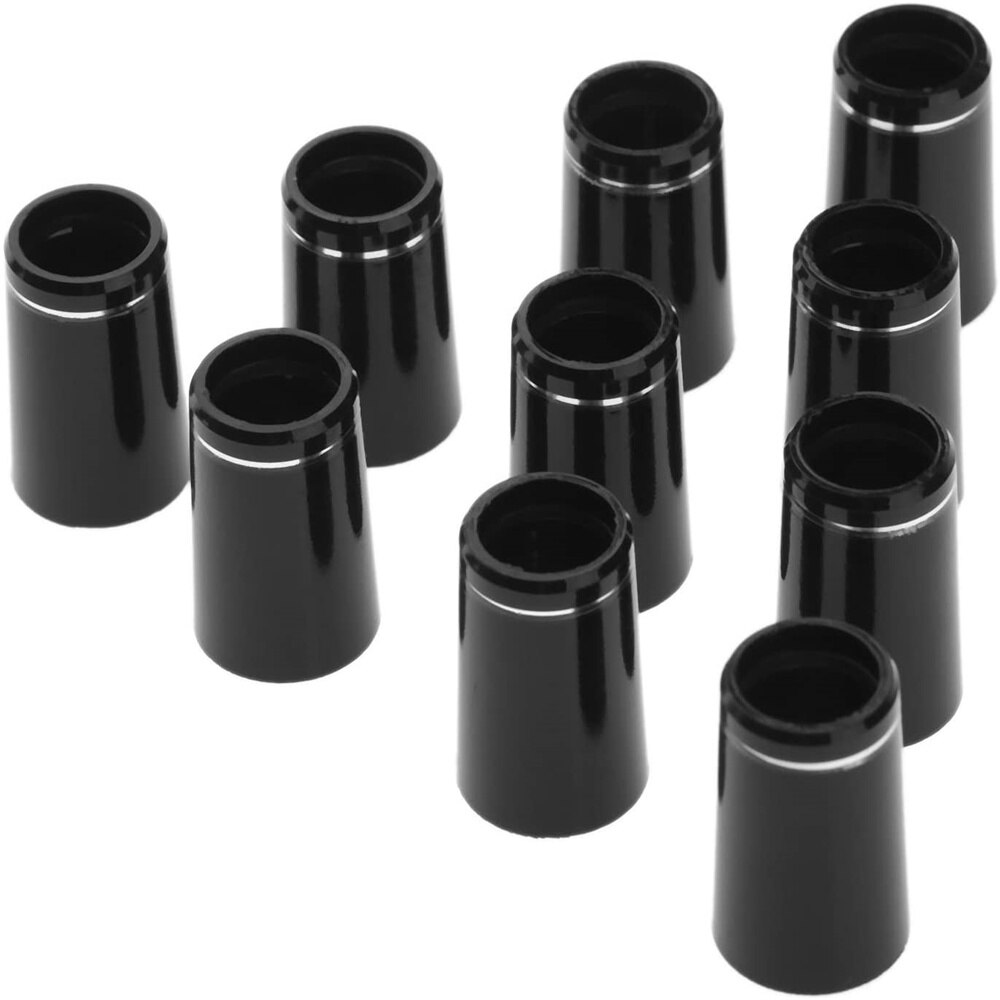 10Pcs Zwarte Golf Adereindhulzen Voor Irons Shaft Golf Asbus Adapter Vervanging Golf Accessoires