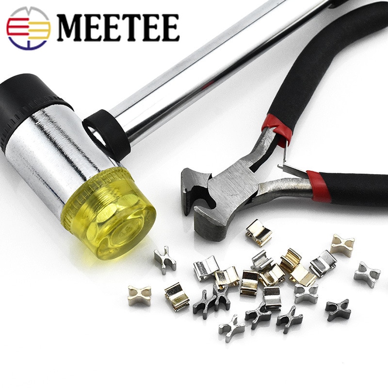 Meetee 5# Nylon Zipper Repair Kit Replacement Zippers Installation Tools for Bags Tents Luggage Quilt Cover Zip Pull Tab Sewing