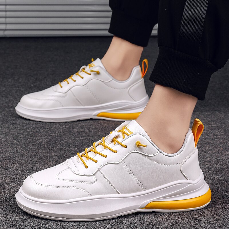 Lente zomer superfijne vezel schoenen heren sneakers lage top zwarte schoenen heren casual schoenen heren merk schoenen *