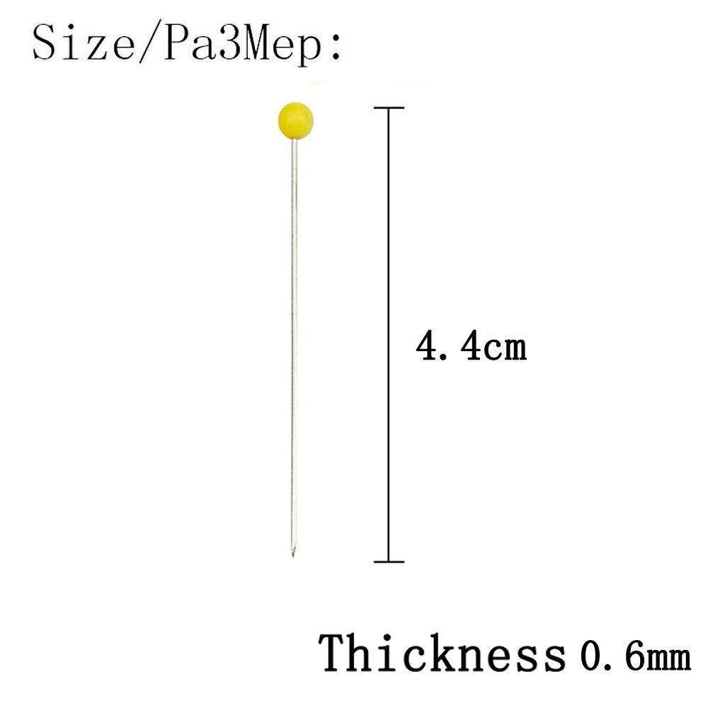 100pcs/Box Round Pearl Head Pins Dressmaking Pins for Wedding Decoration DIY Sewing Crafts Quilting Pins Sewing Tools