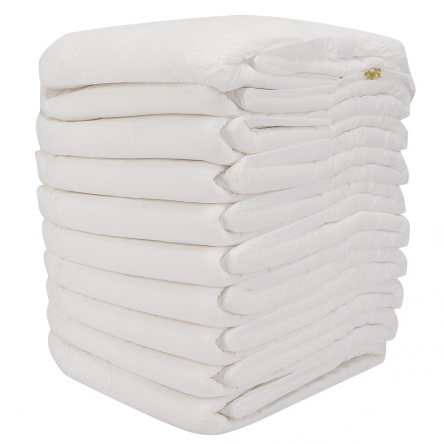 Waterdichte luiers voor volwassenen, 10 stuks, wegwerpluiers voor ouderen, pocketluiers, luierbroekjes voor ouderen en gehandicapten.