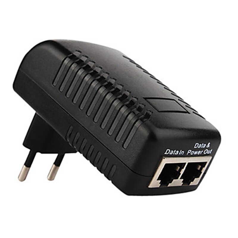 Redeagle 12V-1A / 48V-0.5a Stekker Poe Injector Ethernet Adapter Voor Ip Camera Us/Eu Plug