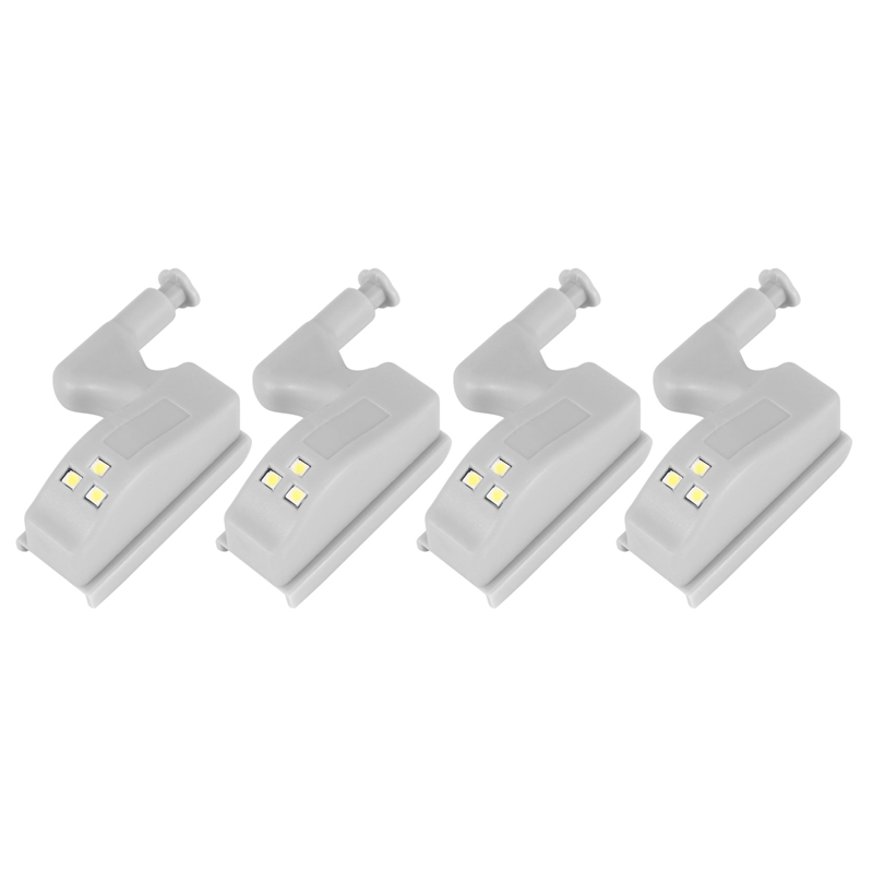 16Pcs Hinge LED Sensor Light for Kitchen Cabinet Cupboard Closet Night Lights, Living Room/Bedroom/Wardrobe Night Lights