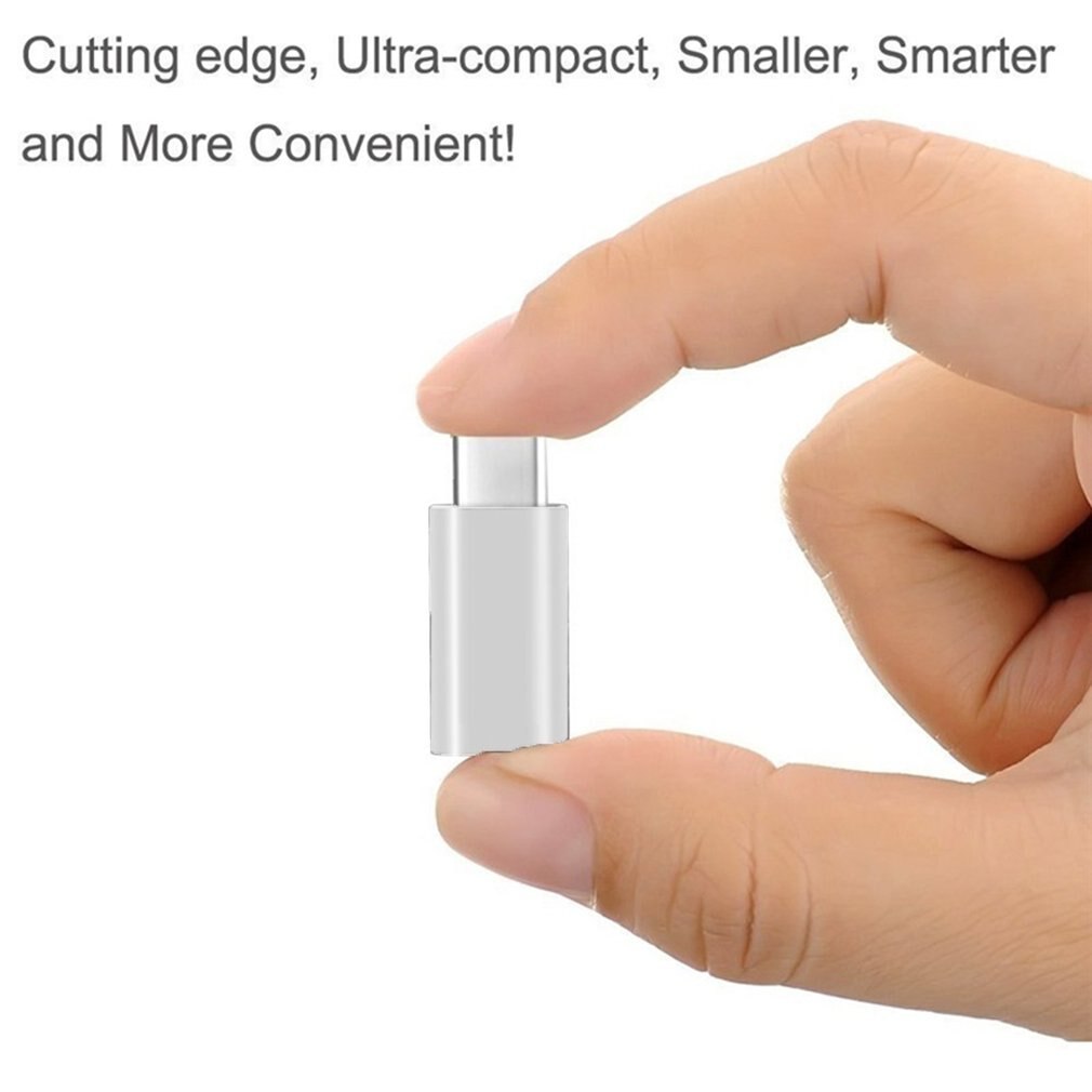 Universal usb 3.1 type-c-kontakt til mikro-usb hann til hunn-omformer mini bærbar usb-c dataadapter type c-enhet android