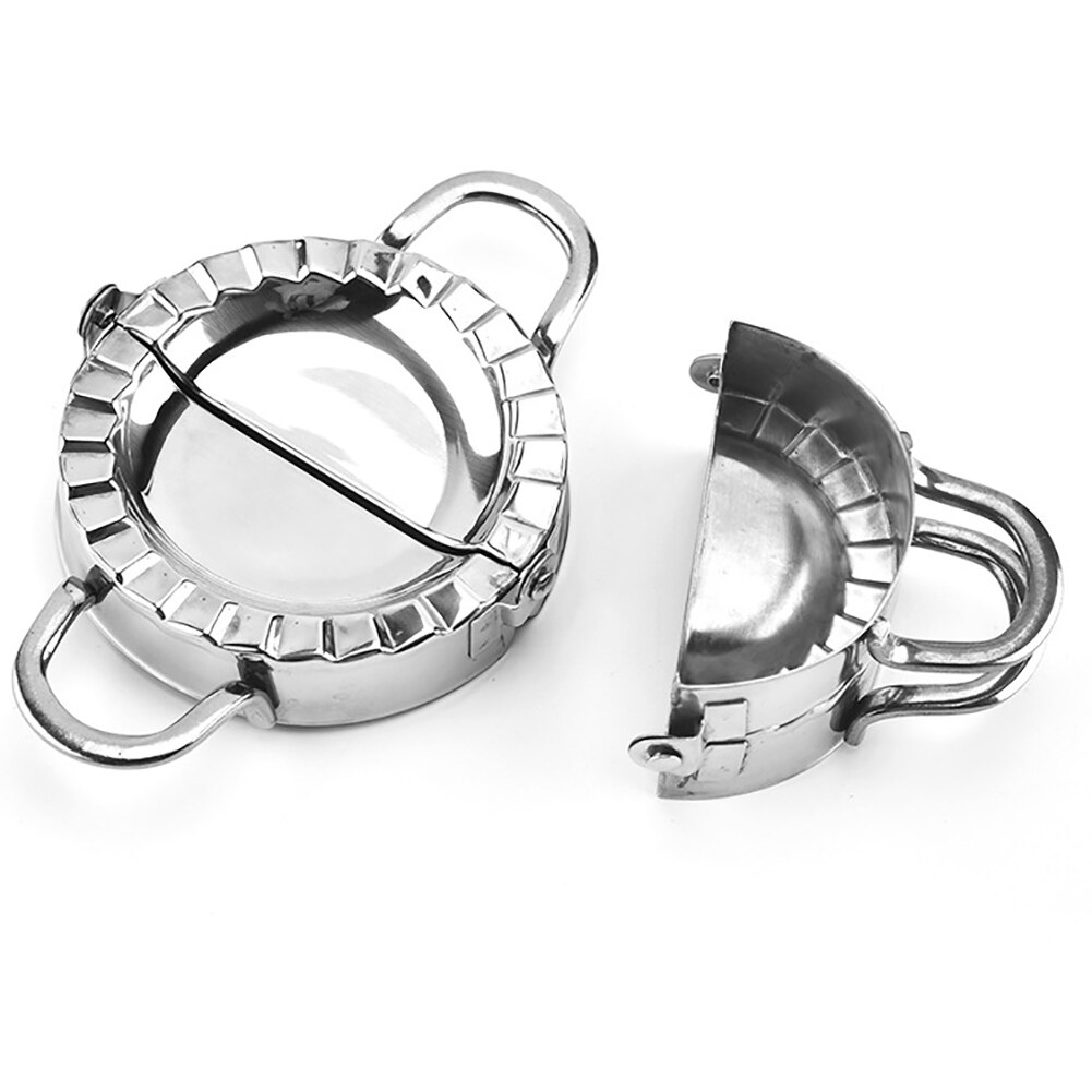 Kjøkken dumplings form multifunksjon rustfritt stål dumpling maker form manuell ravioli form innpakning presser former duppeditt