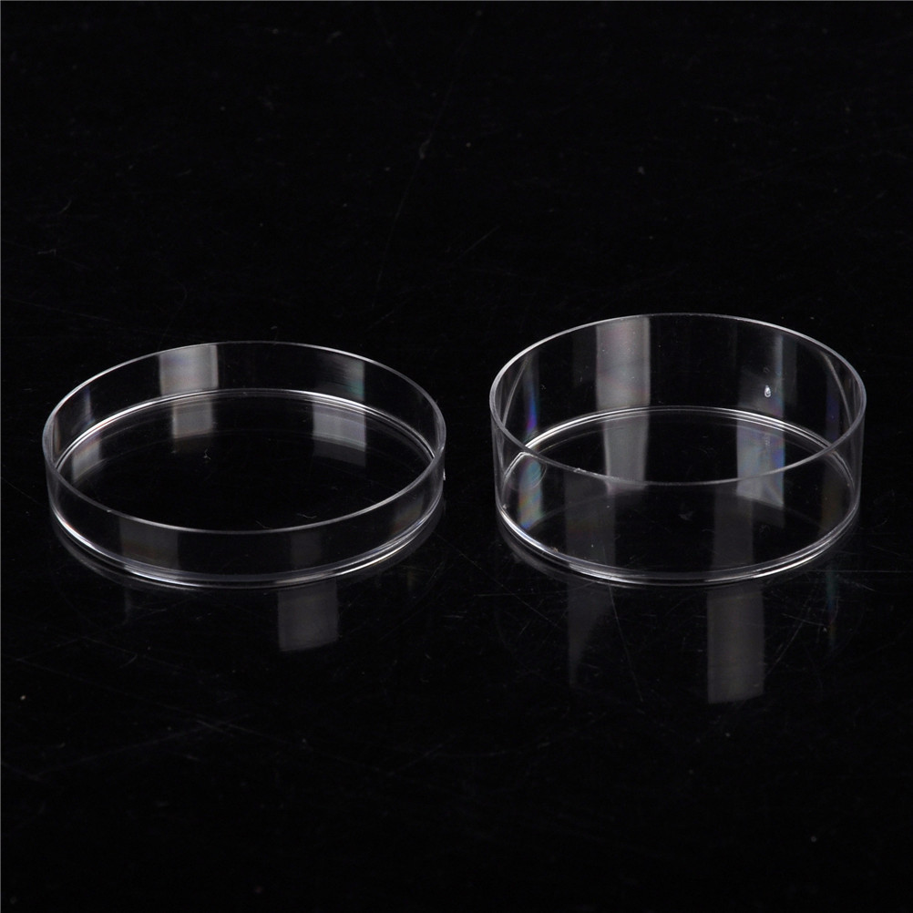 Practical Sterile Petri Dishes with Lids for Lab Plate Bacterial Yeast Chemical Instrument Lab Supply