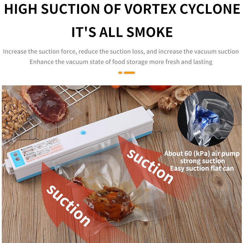 External vacuum packaging machine sealing machine small food preservation automatic plastic sealing machine heat sealing device