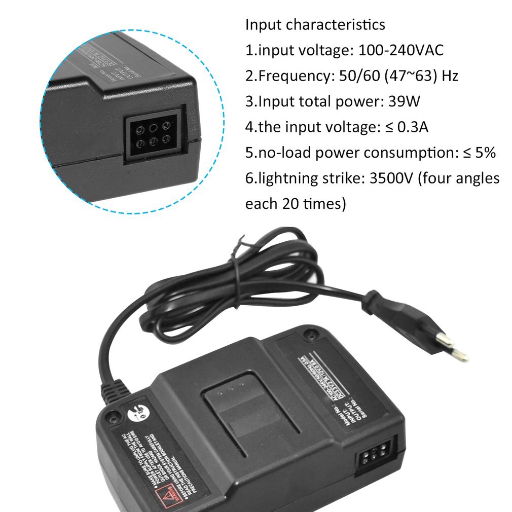 Nintendo 64 US adaptateur d'alimentation réglementaire cordon d'alimentation chargeur de charge pour Nintendo N64 adaptateur secteur chargeur 3 3V ONLENY 200