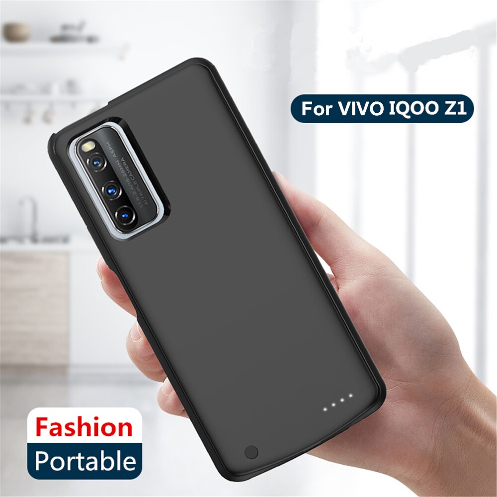 Funda de cargador de batería para VIVO IQOO Z1 5G, carcasa de batería de 6800mAh, cargador externo, funda de batería para VIVO IQOO Z1