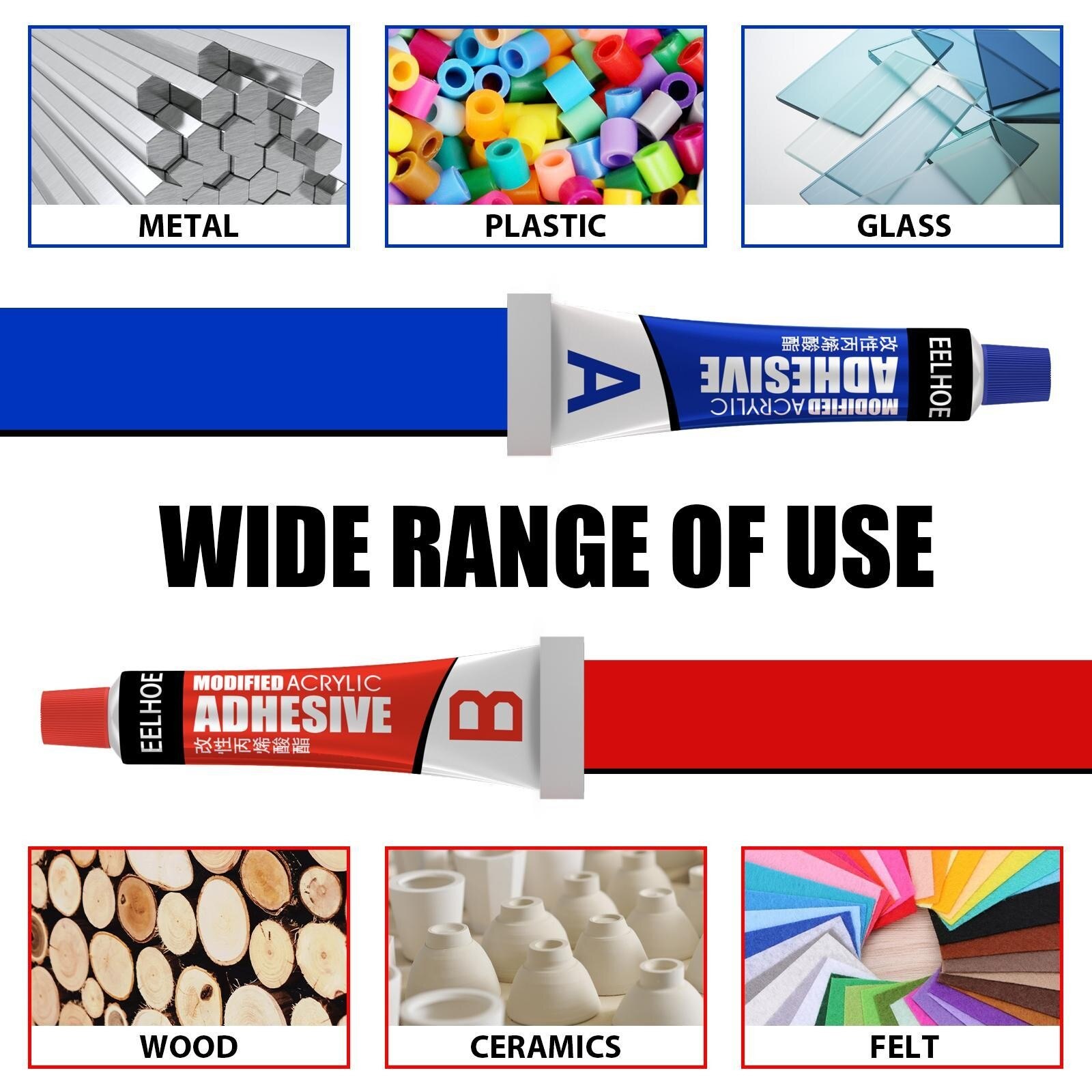 Epoxy Metal Epoxy Adhesive High Viscosity And Strong Epoxy Multipurpose Epoxy Adhesive Instant Repair Wood Plastic Glass 10ml