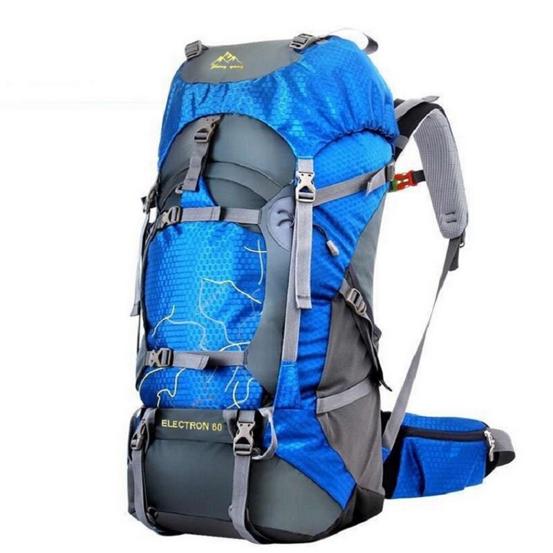 Fengtu 60l vandrerygsæk dagtaske til mænd og kvinder vandtæt camping rejserygsæk udendørs klatring sportspose
