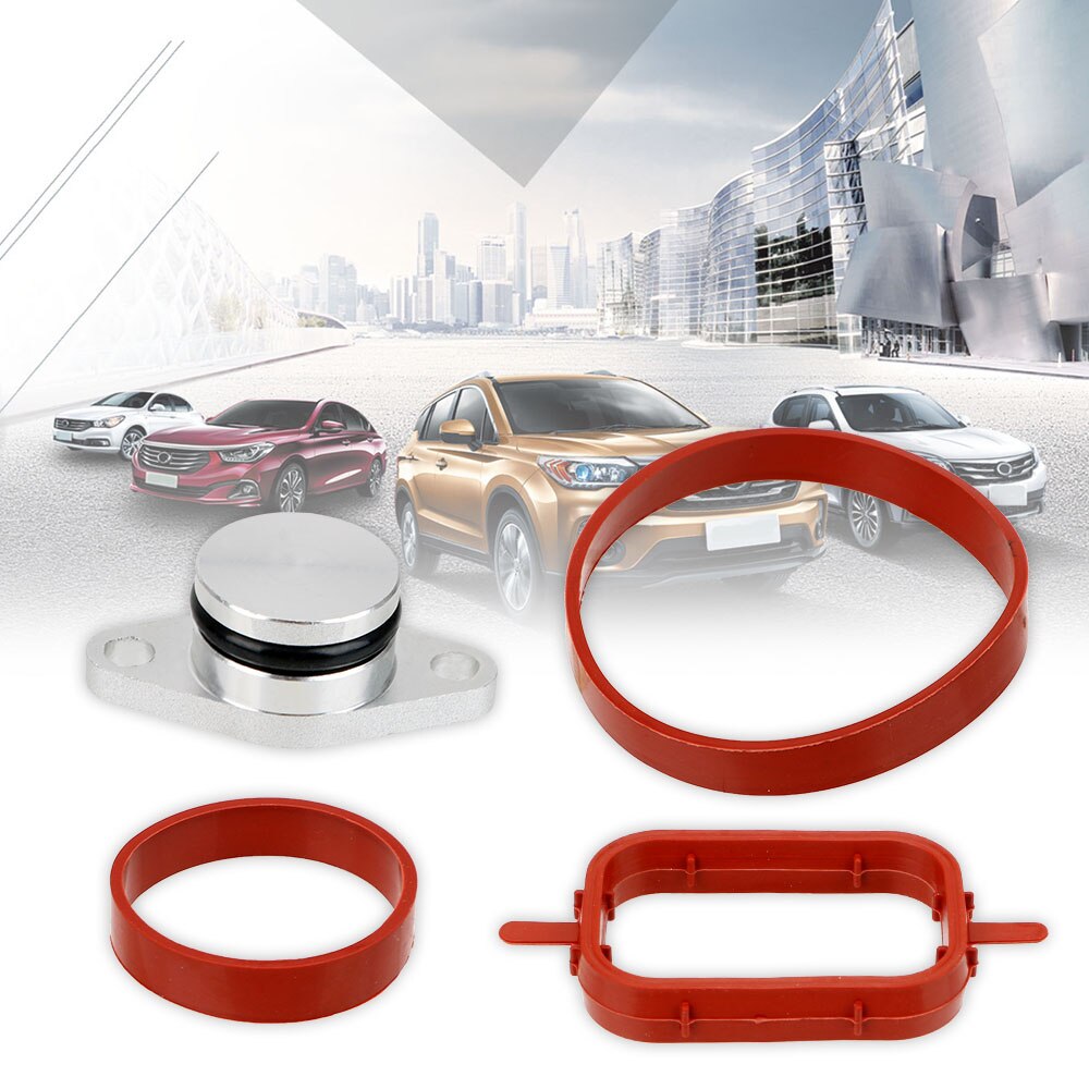 LEEPEE Diesel Swirl Flap Blanks Replacement Bungs Blanks Repair Aluminum 22mm Swirl Flap Blanking Plates seal For BMW