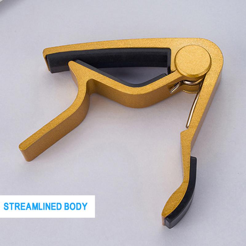 Universal capo guitar tilbehør hurtig skift klemme nøgle aluminium legering metal akustisk klassisk guitar capo til guitar dele #ed