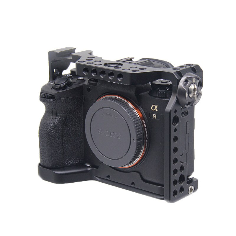 Para sony a9 ii gaiola de câmera profissional liga dslr gaiola para sony alpha a9 ii modelo ILCE-9M2 a9m2 transporte da gota