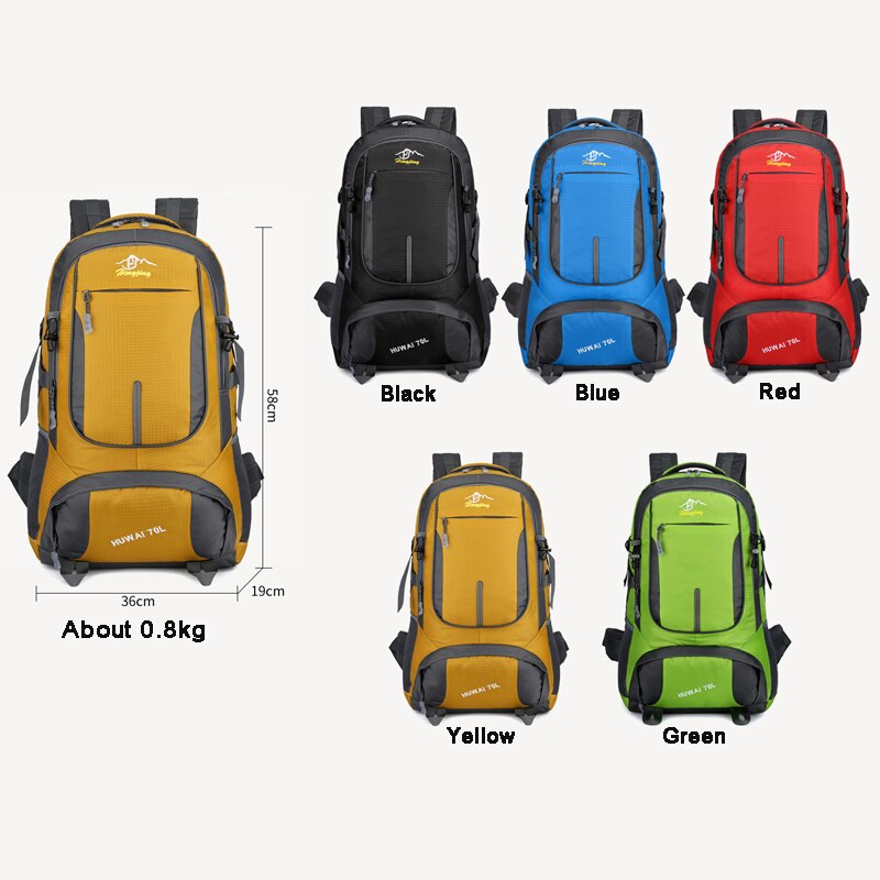 Camping Backpack Hiking Waterproof Trekking Bag Man/Woman Outdoor Travel Rucksack Cycling Daypacks Mountaineering Backpacks