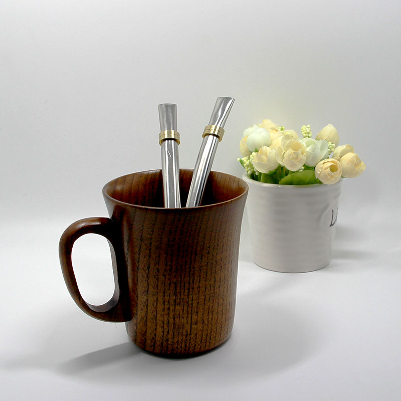 1pcs/lot Flat Yerba Mate Straw 304 Stainless Steel Filter Drinking Straw Smooth MS-5625 Bar Tools