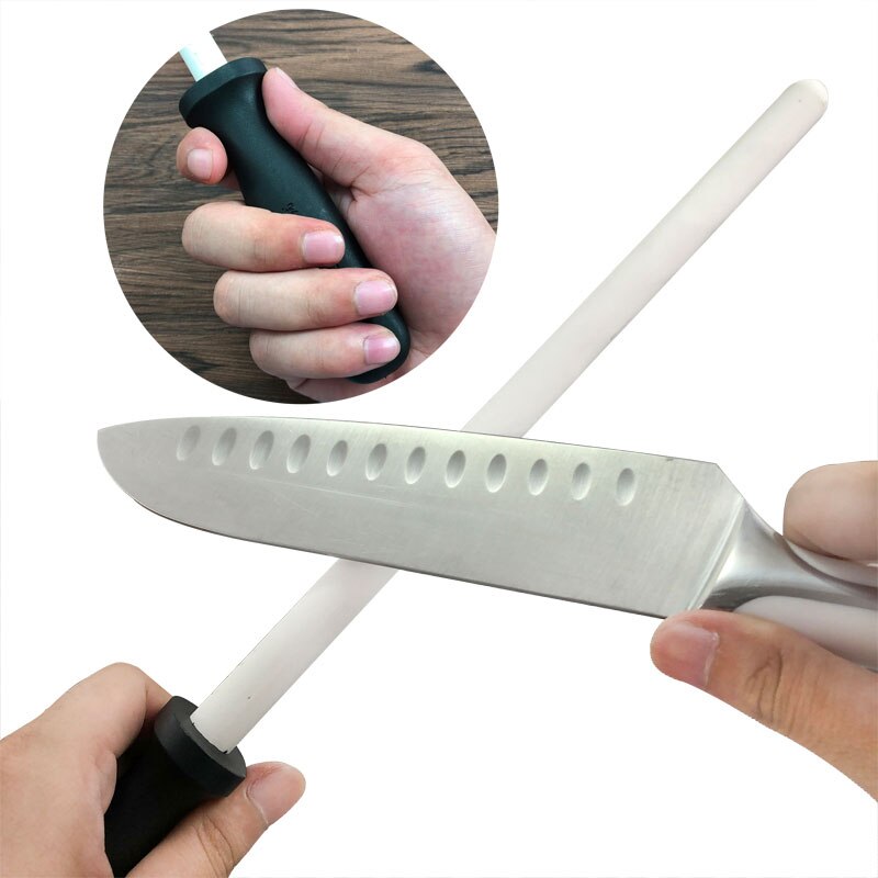 6-12 zoll Keramik Schärfen Stein Musats Stock Stange Messer Spitzer Schleifen Honen Küche zubehör Spielereien Werkzeuge Stahl Bar
