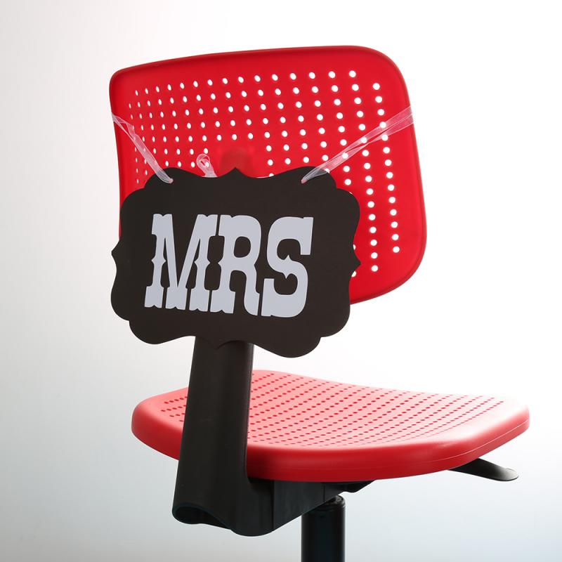 2 Pcs Bride And Groom Funny Photobooth Props "MR MRS" Words Married Photography Paper Board Decoration Wedding Photo Booth Props