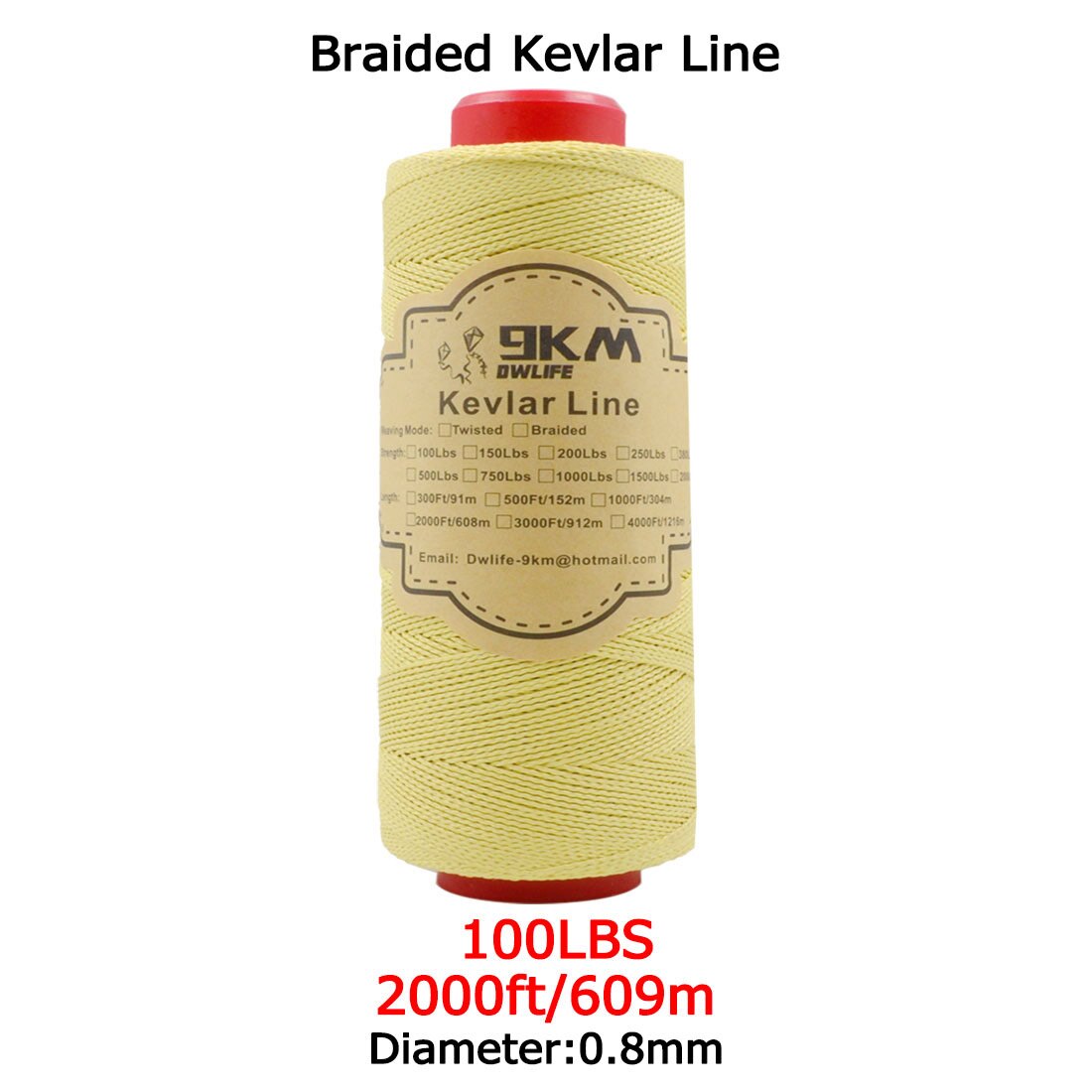 Línea de Kevlar trenzada de 0,4 ~ 3,5mm, línea de asistencia para pesca, alta resistencia a la tracción, cuerda para cometa voladora, Camping, senderismo, cable para exteriores: Morado