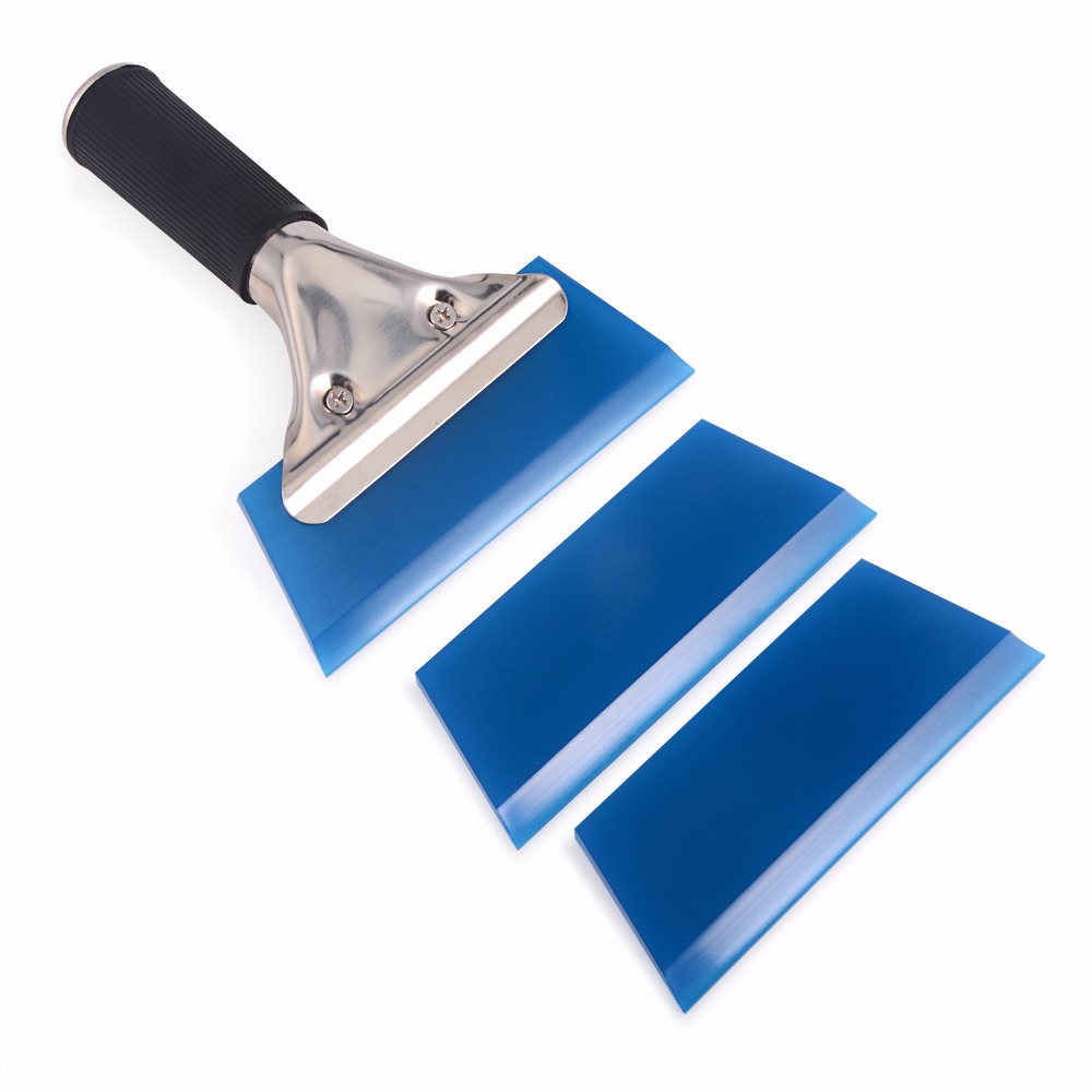 Espátula de goma EHDIS 5 uds para envolver vinilo, hoja de repuesto, pegatina para coche, envoltura de ventana, película, herramientas, escobilla, removedor de limpieza de agua, espátula