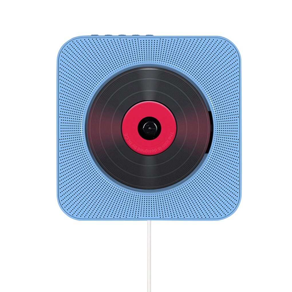 Wall Mounted CD Player Surround Sound FM Radio Bluetooth USB MP3 Disk Portable Music Player Remote Control Stereo Speaker Home: NO.3 US Plug
