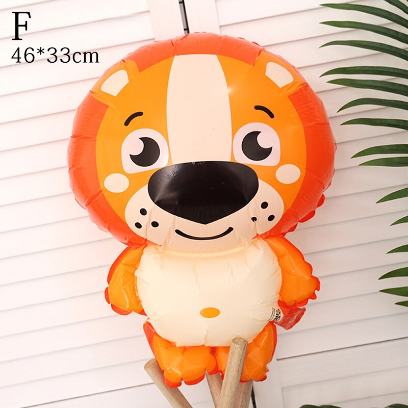 Ballon en aluminium en forme d'animal de dessin animé, mignon, renard, panda, poulpe, poisson étoile de mer, décor de fête d'anniversaire, jouets pour enfants, fête prénatale,: 6