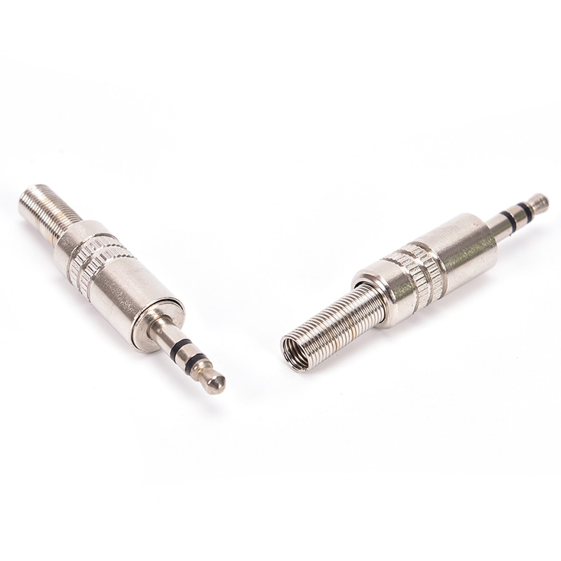 1pc Replacement 3.5mm 3 Pole Male Repair Headphones Audio Jack Plug Connector Soldering For Most Earphone Jack