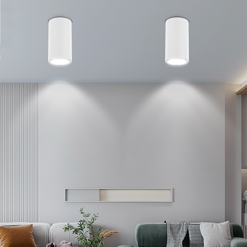 Gu10 led downlight utskiftbar pære 110v/220v taklamper utenpåliggende interiør soverom stue butikk hjem led spotlights