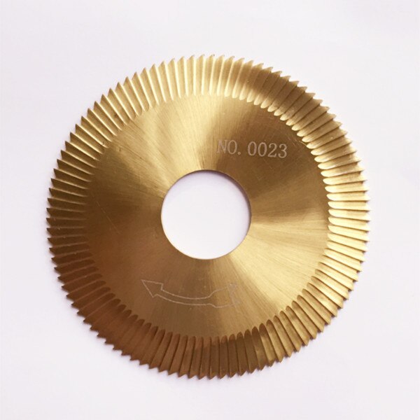 HSS key slotting cutter 0023 side & face milling cutter 100 Teeth 80-1.4-22 replace WENXING 100G 202A 100G2 key machines parts