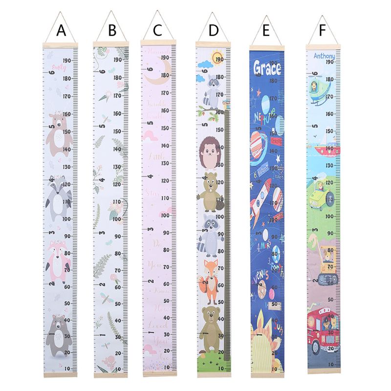 Wall Hanging Baby Height Measurement Ruler Child Kids Growth Chart Home Decoration Height Chart